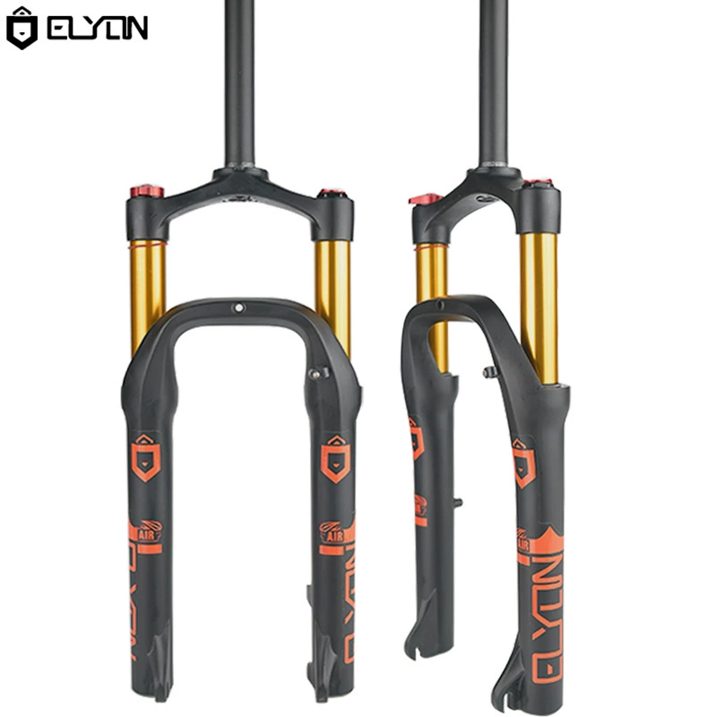 Трансграничная 34-трубная передняя вилка давления воздуха для снежного велосипеда 20,26 дюйма * 4,0 Толстая шина 135 мм ATV