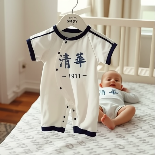 Summer Tsinghua Peking University baby clothes baby jumpsuit cotton newborn summer climbing suit thin jumpsuit