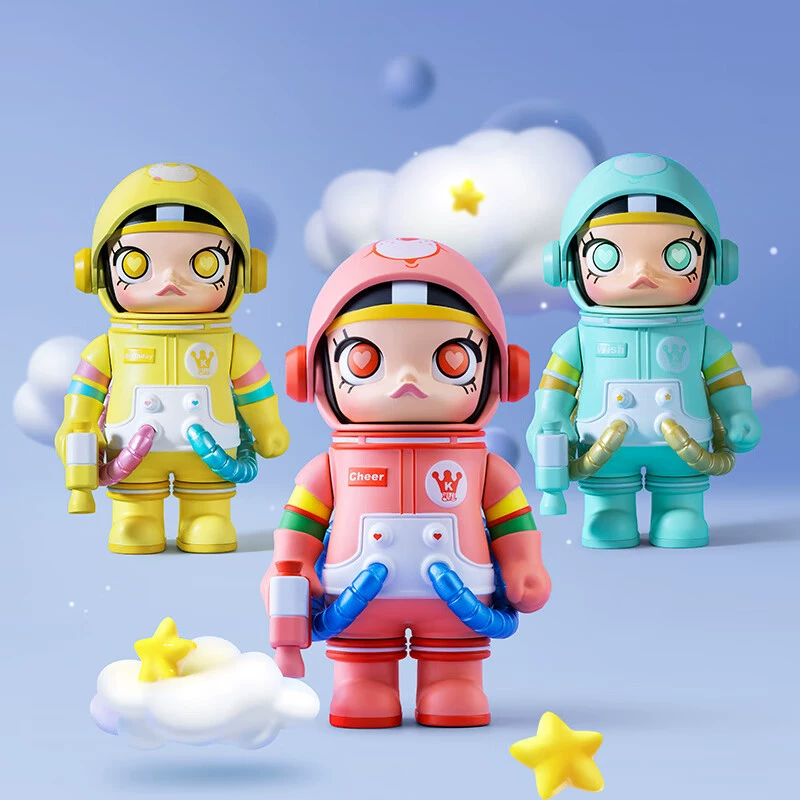POPMART MEGASPACEMOLLY 100% Anniversary Series 2-A Blind Box Hand-made Gift Doll