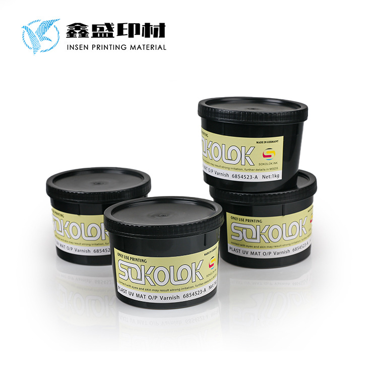 德国SOKOLOK可打印UV哑油 耐摩耐刮1500次耐300度高温300次酒精