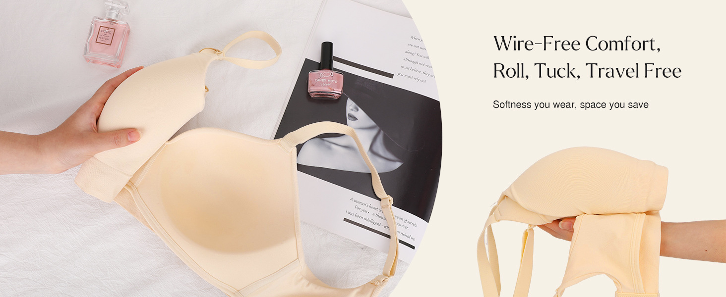 bralettes for women plus-size wireless seamless no-underwire supportive breathable