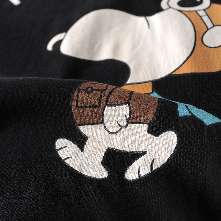 Spring and summer new American original cartoon print men's round-neck short-sleeved T-shirt youth half-sleeved shirt 809 7