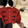Cardigan with bow