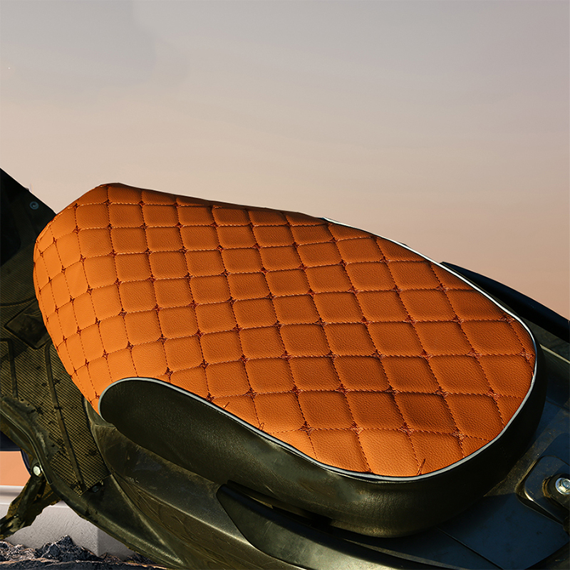 Suitable for Haojue Vf125/Vh125/Vf100/Yuzuan Motorcycle Waterproof Seat Cover Thickeneded Leather Sun Protection Seat Cover