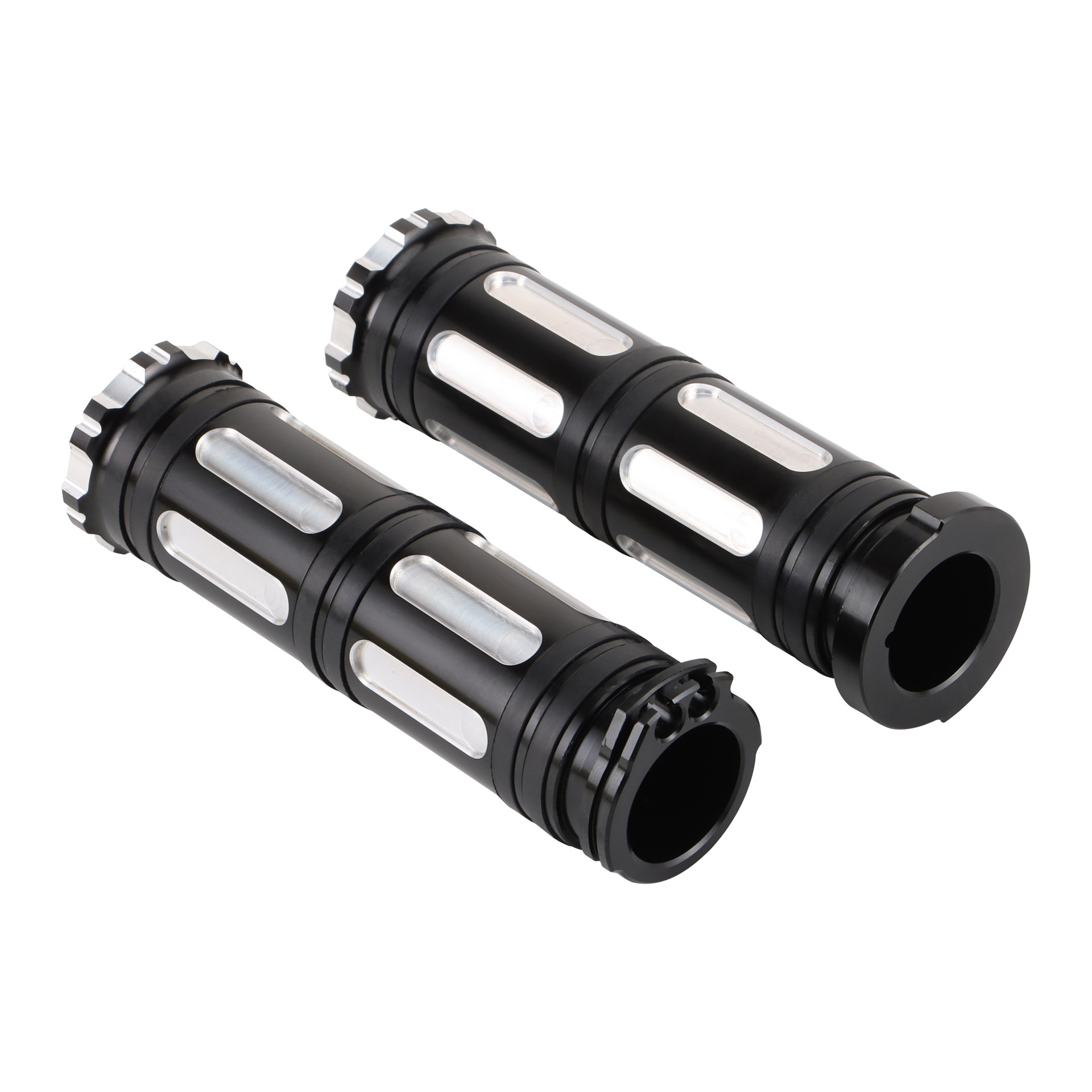GOOFIT motorcycle handlebar handle cover motorcycle modification parts aluminum alloy CNC handle cover accessories