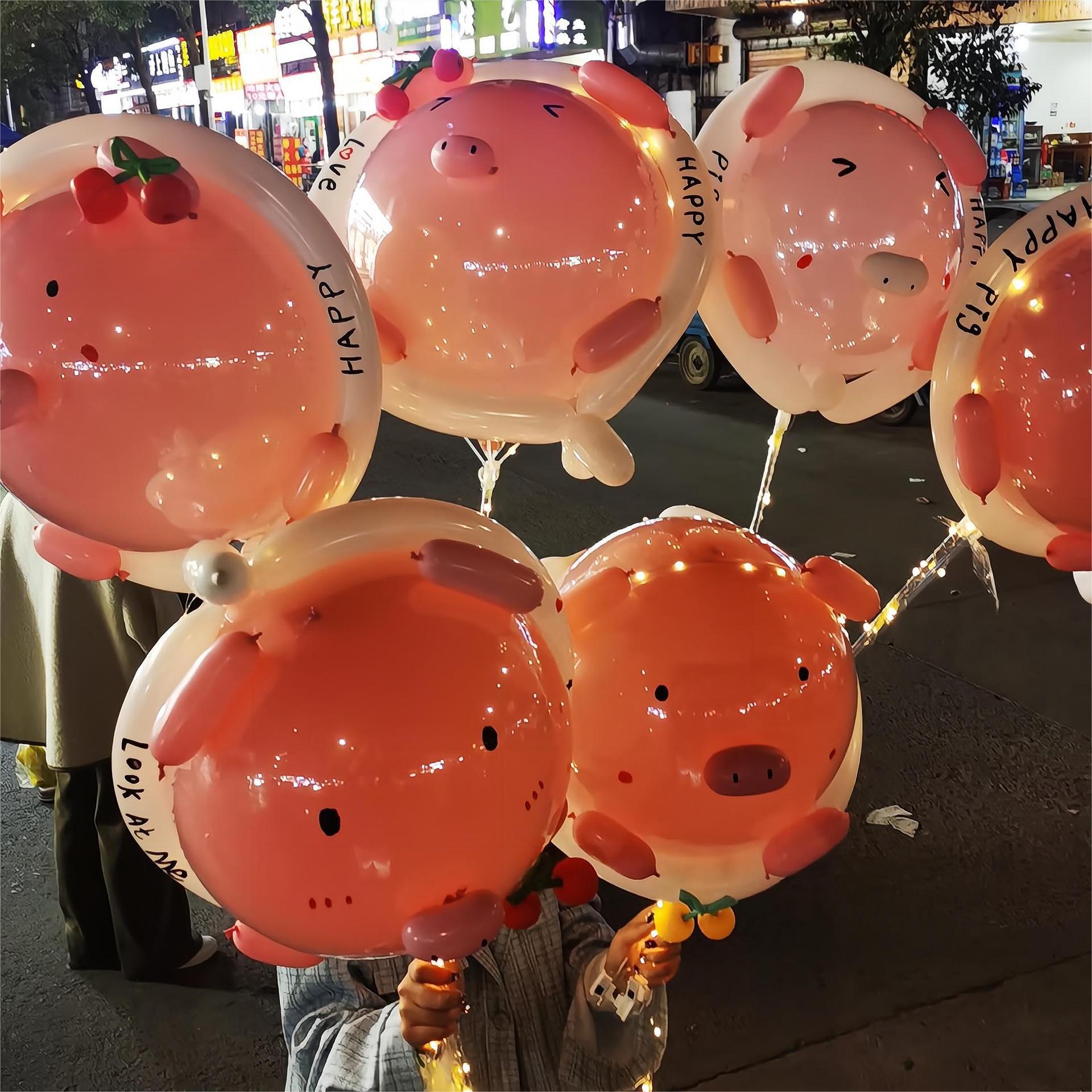 猪气球