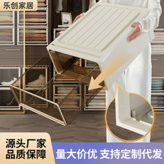 引き出し式家庭用の厚手を大きくして容量を大きくして、ズボンの整理箱のプラスチックの貯蔵物の透明な収納ボックスの卸売りをします。