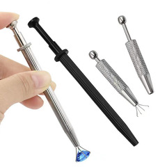 不鏽鋼珠寶鑽石四爪夾四爪珠寶夾鑽石抓取固定工具抓取裸鑽鋯石