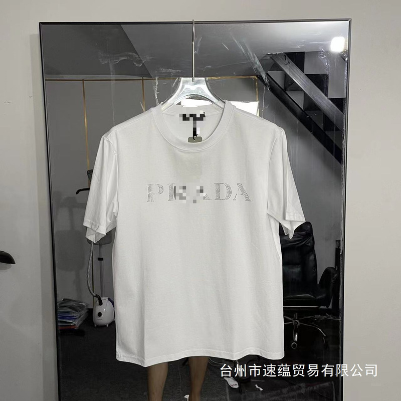 2026 Summer New Letter Print Trendy Young Man's Round Neck Versatile T-shirt, Casual Short Sleeve Wholesale 2026 Summer New Letter Print Trendy Young Man's Round Neck Versatile T-shirt, Casual Short Sleeve Wholesale
