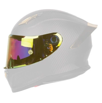 Suitable for Mt30 Carbon Fiber Helmet Lenses, Anti-Fog Film, Day and Night Uv Protection, Sun Protection, Motorcycle Night Vision Aurora (Dəbilqə (Kaska) aksesuarları) - aurora-gold-lens-night-vision-available