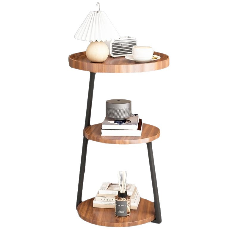 Mesa de té nórdica, sofá, sala de estar, mesas de cabezal de cama, esquina simple, gabinete, pequeña mesa redonda