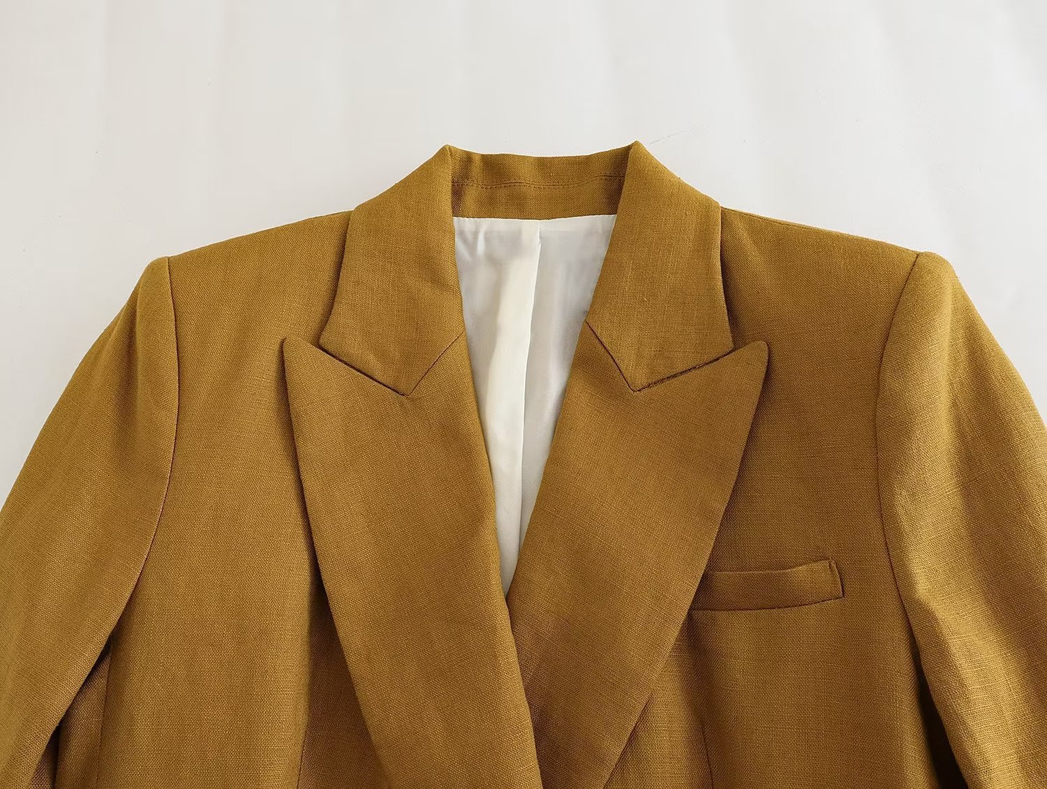 Women's Clothing new women's vest double breasted fashion top + straight pants casual suit set_voghion.com