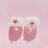 White plush bracelet 1