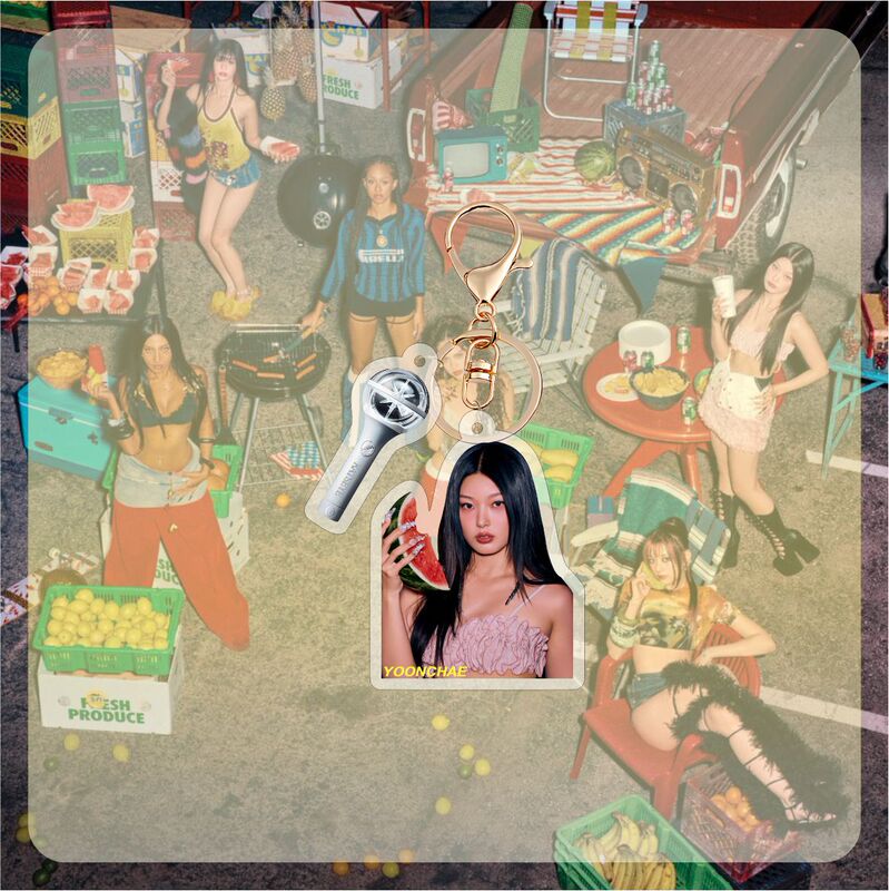女团 KATSEYE 新款亚克力钥匙扣新款包包挂件配件饰品明星周边|undefined