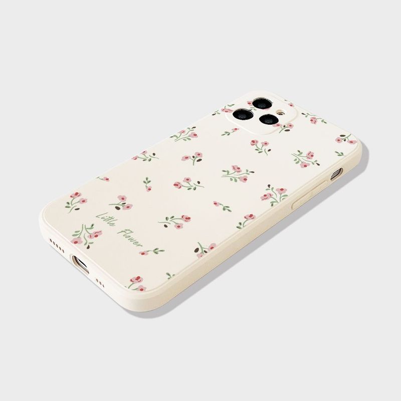 Apple 15promax シリコン iPhone14 ソフトケース 13 シンプル 12/11 に適したアロマティックフラワー携帯電話ケース|undefined