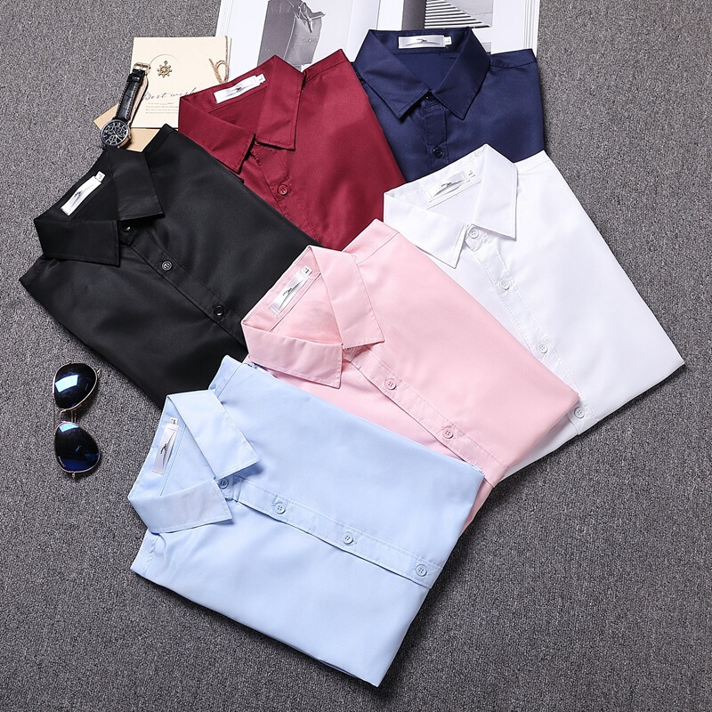 Long-Sleeve Shirt for Men 2026 Spring New Solid Color Men's Shirt Business Men's Wear Professional Shirt Men's Cross-Border