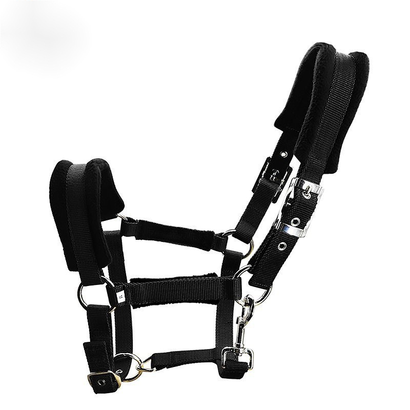 Caja de caballo de longitud mm cabeza de jaula plateada fijación ajustable de metal cabeza de caballo 25 ancho manga de dragón