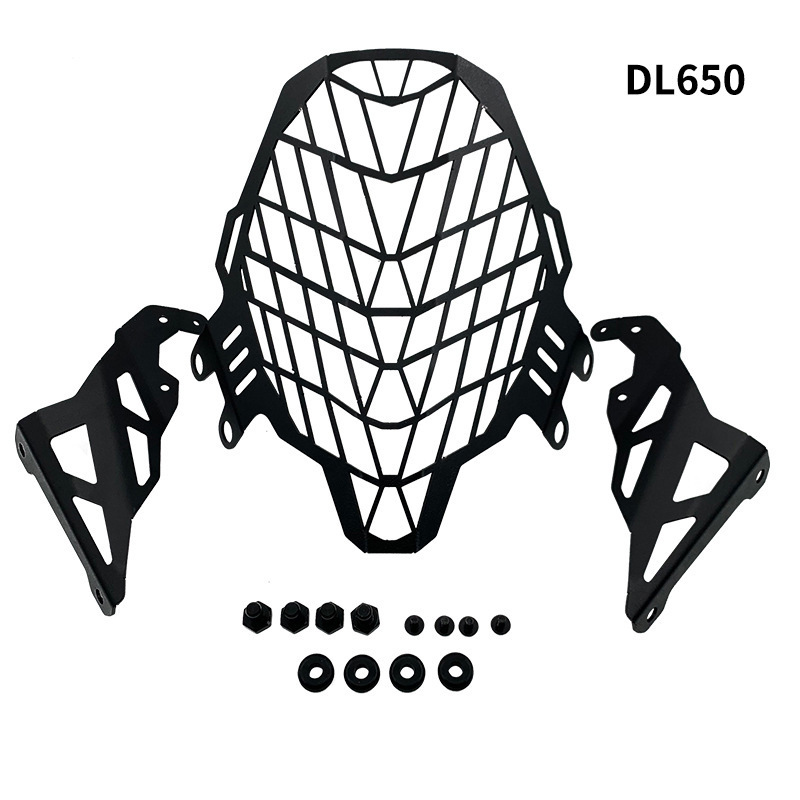 Cubierta de faro de motocicleta modificada, adecuada para Suzuki dl650 dl1000, cubierta protectora de faro mejorada, impermeable.