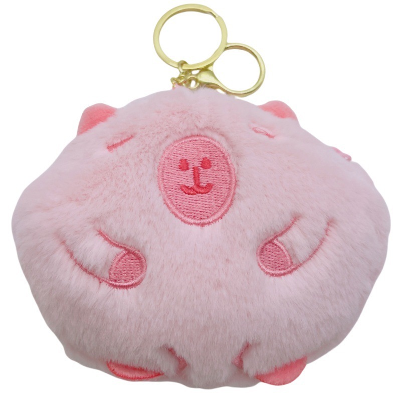 新しいカピバラ人形カピバラ小銭入れ小さなペンダントぬいぐるみキーホルダーバッグペンダント小さなギフト|undefined
