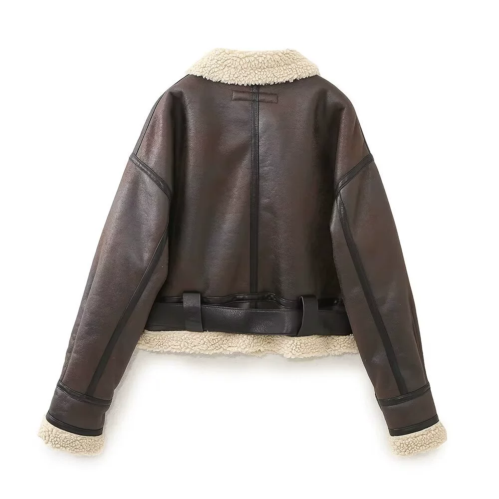 Winter double-sided short jacket, European style