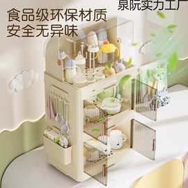 收纳柜宝宝奶瓶防尘收纳盒餐具收纳箱碗碟盘沥水碗架婴儿辅食