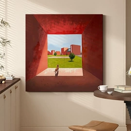 现代装饰画;油画