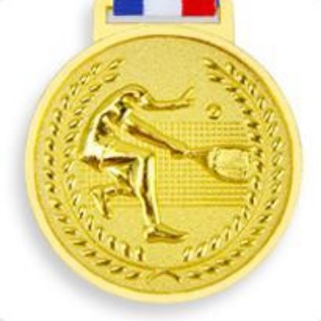 Tenis 401 (oro y plata cobre tres colores) 6,5 cm