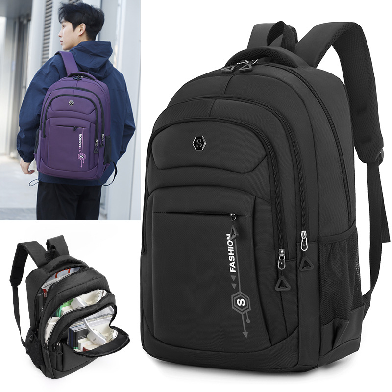 Mochila explosiva transfronteriza nueva mochila de viaje al aire libre, mochila de estudiantes de secundaria, mochila de computadora de negocios para hombres
