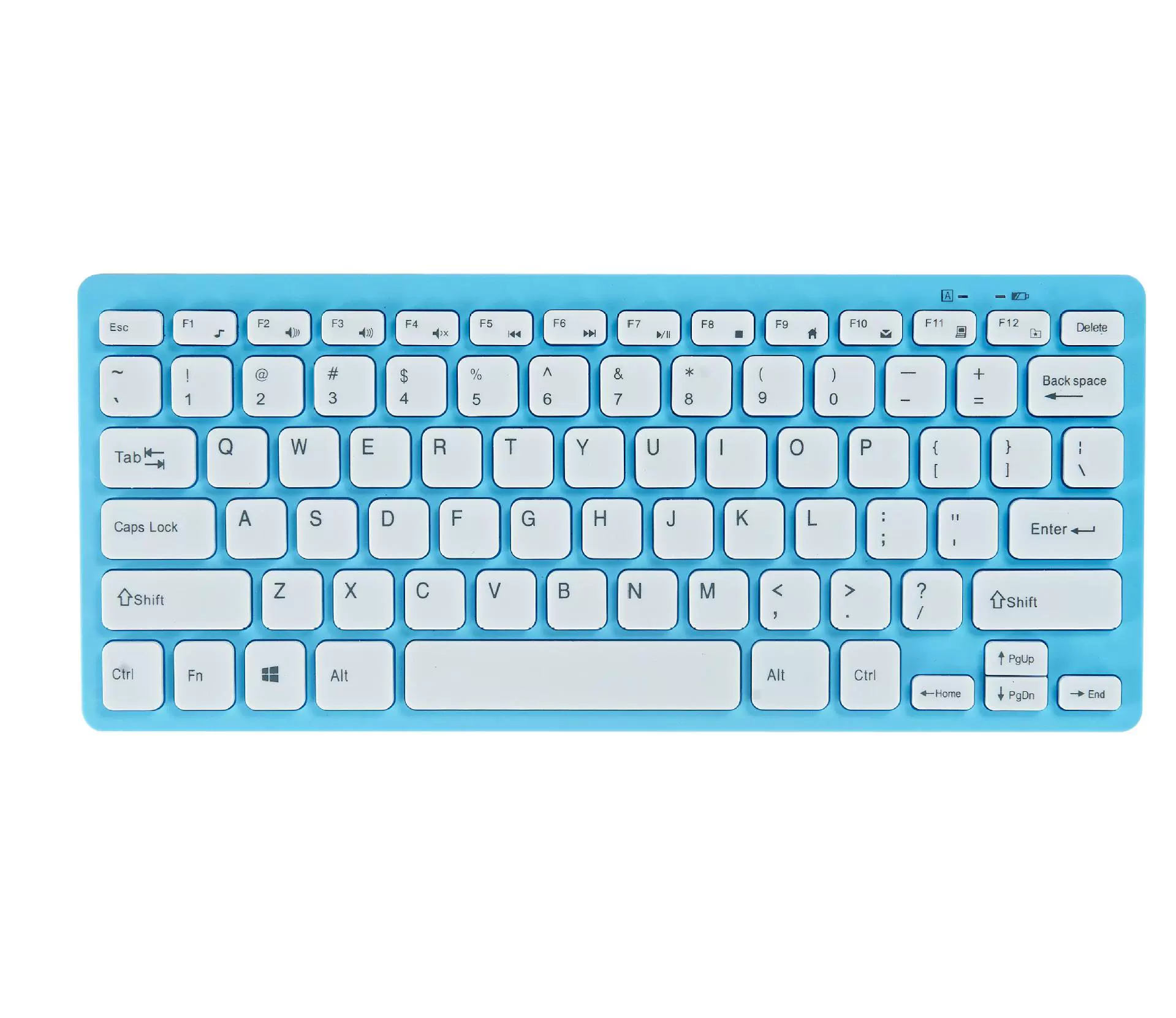 Ultra-Thin Acrylic Keyboard K901, Mini Chocolate Layout, Wired Laptop Business