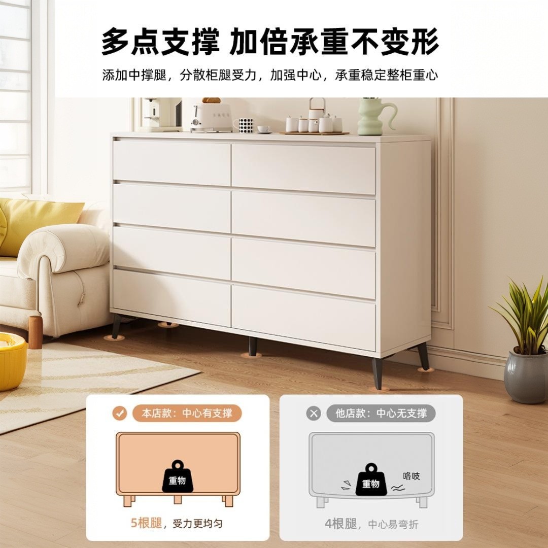 Armario de comedor armario de almacenamiento armario de sala de estar contra la pared armario moderno simple dormitorio armario de almacenamiento blanco