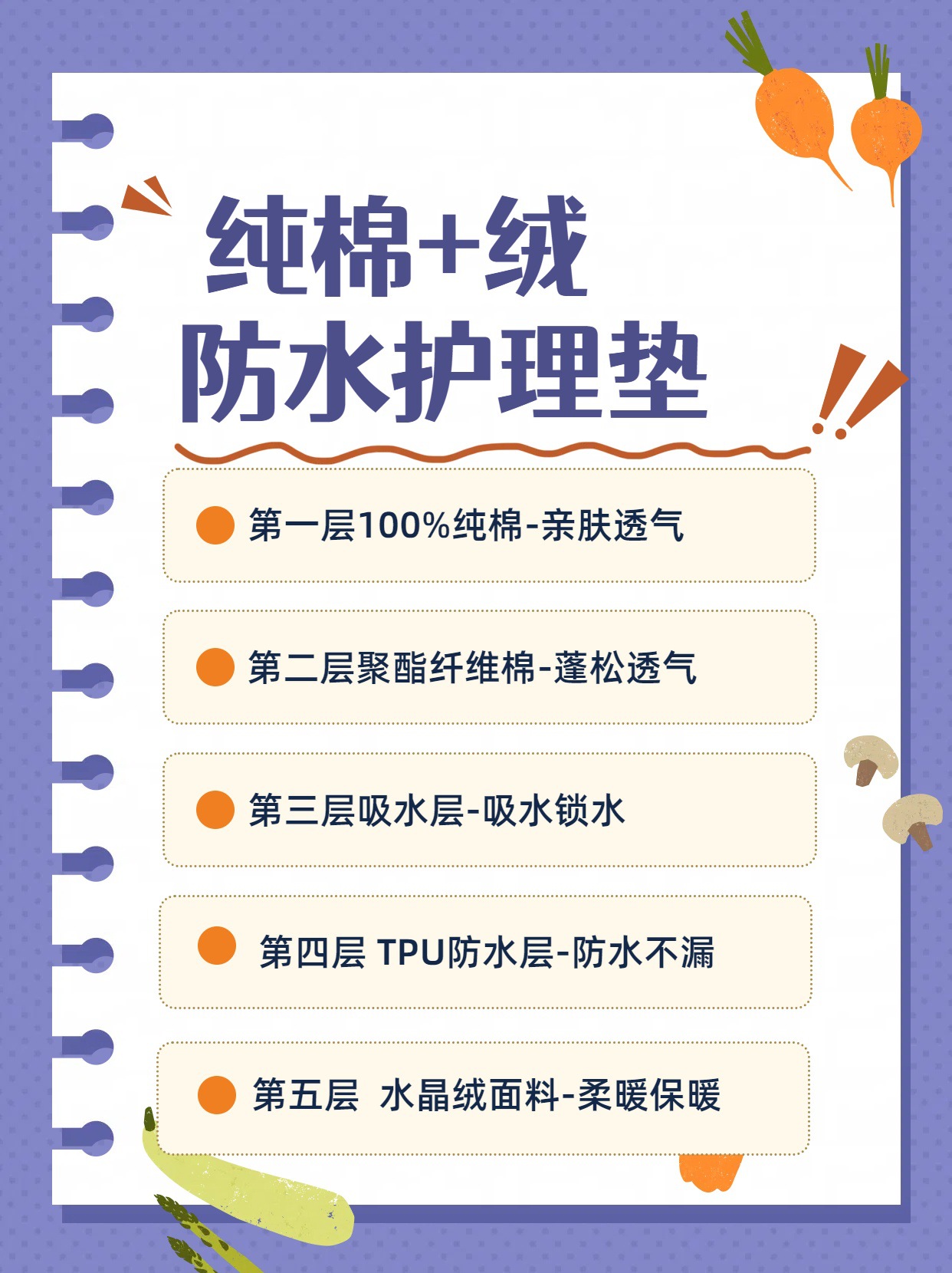 纯棉加绒材质说明