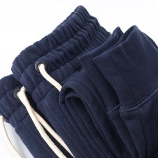 Trendy Brand Solid Color Pants Men's Spring and Autumn 2024 New Arrival Hidden Blue Loose Casual Sports Foot-toe Slim-fit Pants for Men