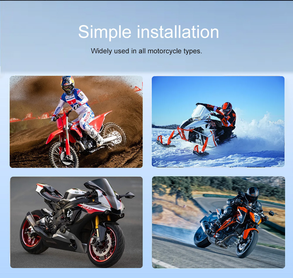 Cross-Border 6inch Motorcycle Dash Cam Wireless Carplay Android Auto Gps Screen Projection Recorder