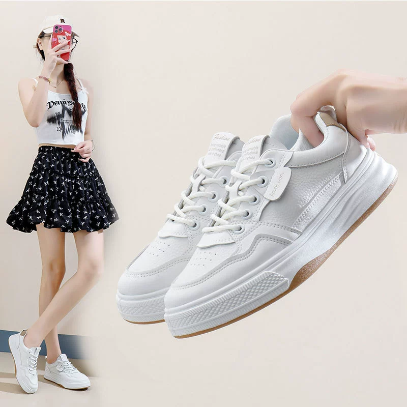 Тайдебель универсальные белые кроссовки на платформе, повседневная обувь для отдыха, кроссовки