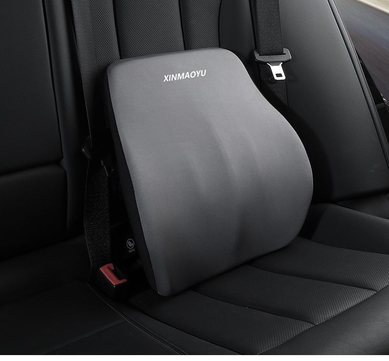 Car Universal Memory Foam Headrest and Lumbar Support Set, Neck Protector, Waist Protector, Shoulder Protector, Seat Cushion, Back Cushion, Office Lumbar Support