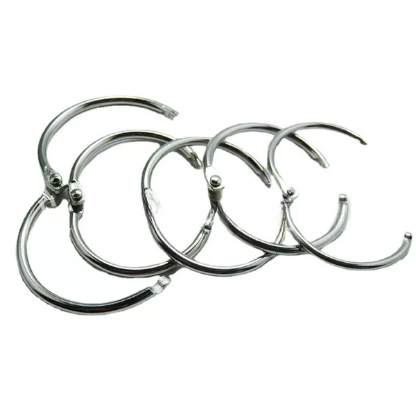 Factory direct book ring open ring metal card ring key ring photo album loose leaf ring a large number of spot supply