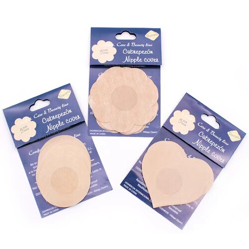 Disposable plum blossom nipple patches, disposable non-woven breast patches, anti-exposure nipple patches, invisible traceless breast patches, wholesale