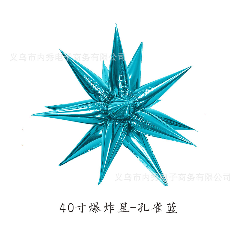 4D señaló estrella de seis puntas explosión bola erizo de mar modelado Decoración