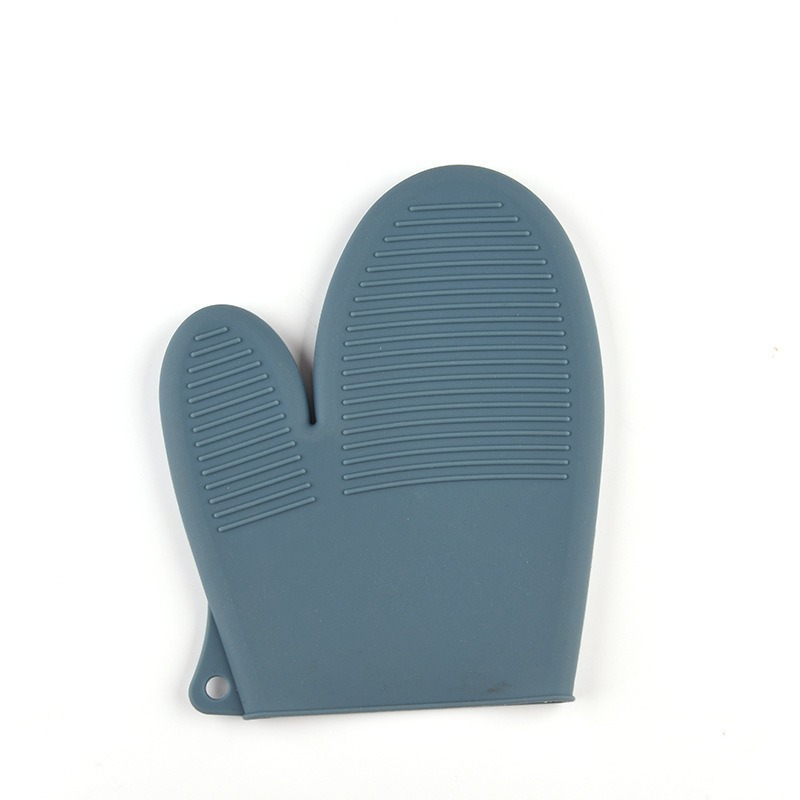 (2개) 국경 간 실리콘 안티 스케일 장갑 주방 전자 레인지 바베큐 고온 베이킹 미끄럼 방지 단열 장갑 제조 업체