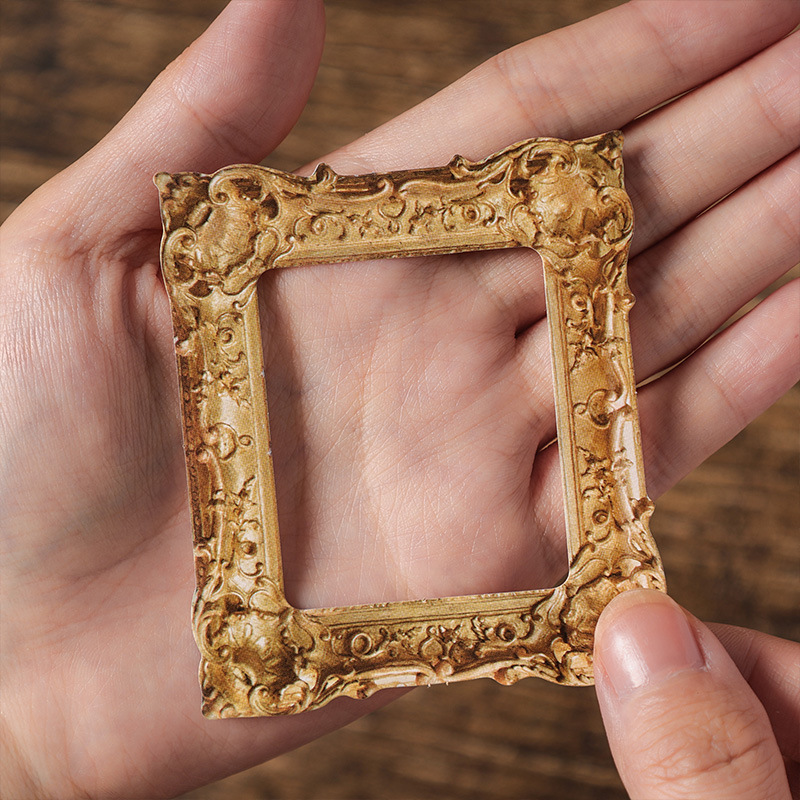 Años de marca adhesiva marcador de fotos pegatinas transfronterizas diy retro marcador de fotos pegatinas decorativas pegatinas de marco de fotos europeas