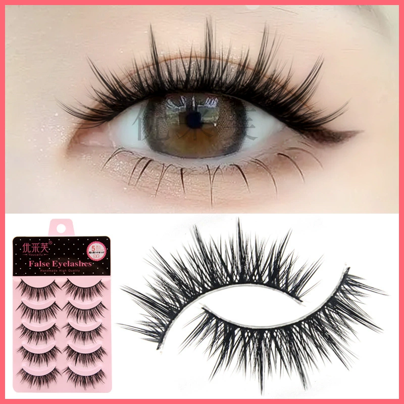 Европейско-американские на eyelashes, густые маленькие рога, смешанная кровь твёрдый стебель, одноразовая сценическая макияж, преувеличенный большой демон комикс, фотогеничный