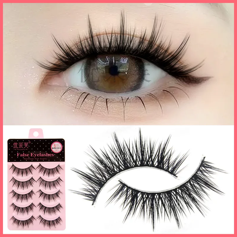 Европейско-американские на eyelashes, густые маленькие рога, смешанная кровь твёрдый стебель, одноразовая сценическая макияж, преувеличенный большой демон комикс, фотогеничный