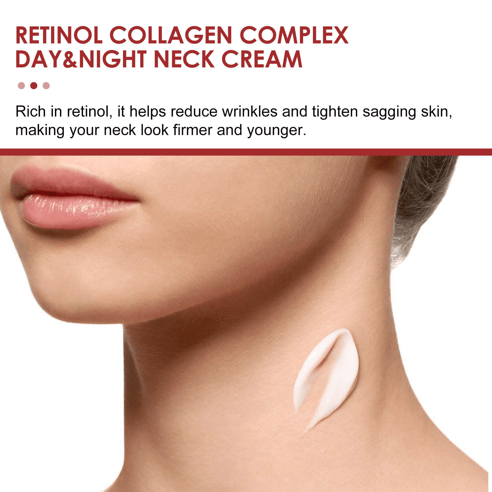 EELHOE Retinol Moisturizing Moisturizes, Moisturizes Desalinates Fine Lines, Swan Neck Lifting and Firming Cream_voghion.com