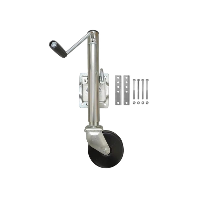 Venta caliente exterior de 6 pulgadas remolque americano Jack 1200 libras galvanizado lado sacudida rueda guía RV