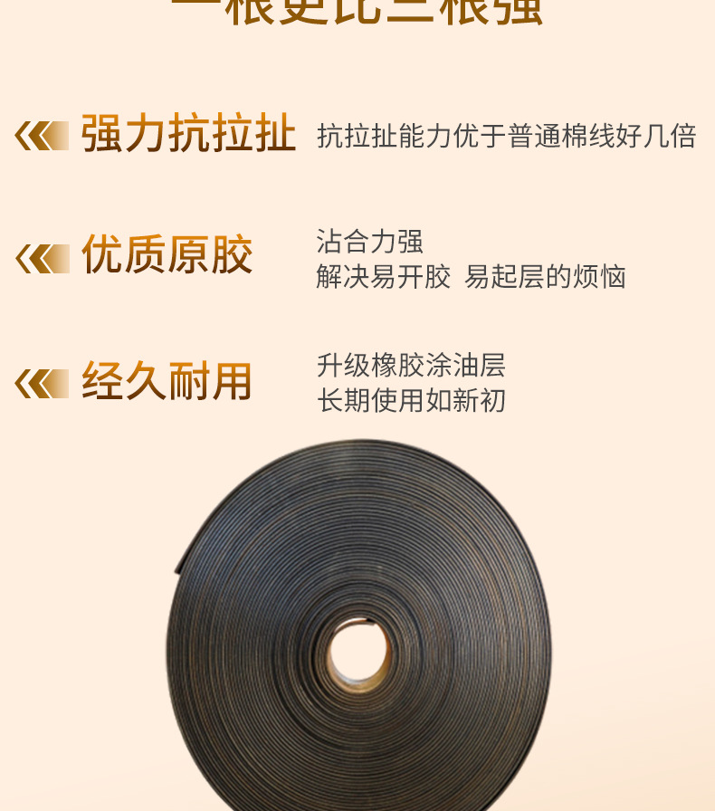 High-strength flat rubber belt, transmission belt, elevator flat belt, wear-resistant industrial belt, conveyor belt, circular conveyor belt