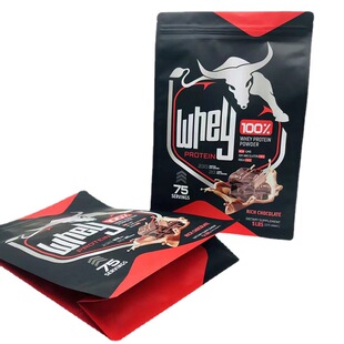 Factory Custom Printed Eight-Sided Sealing Zipper Bag Food Dog Food Cat Food Bag Breathing Valve Tea Preserved Fruit Sealing Bag