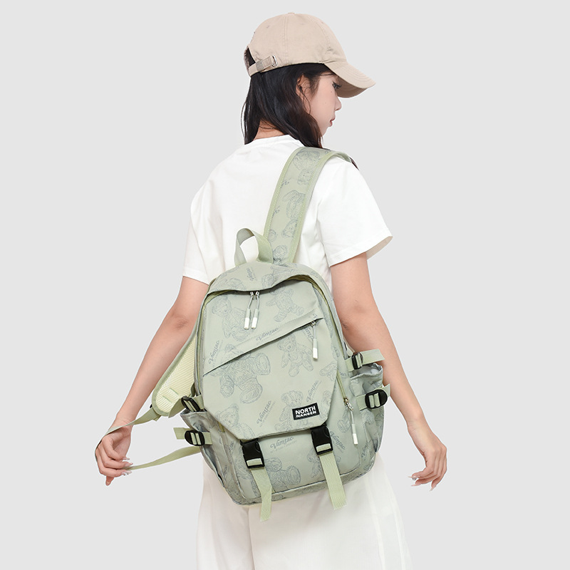 Bolsas escolares para estudiantes de moda del campus japonés pequeño y fresco, mochilas de moda de gran capacidad, mochilas de viaje de ocio, bolsos de mujer