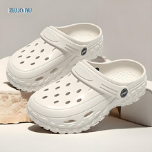 跨境eva软底洞洞鞋女夏季外穿沙滩鞋轻便涉水沙滩鞋家居家用凉鞋