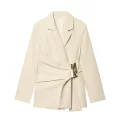 Cream White Coat A03