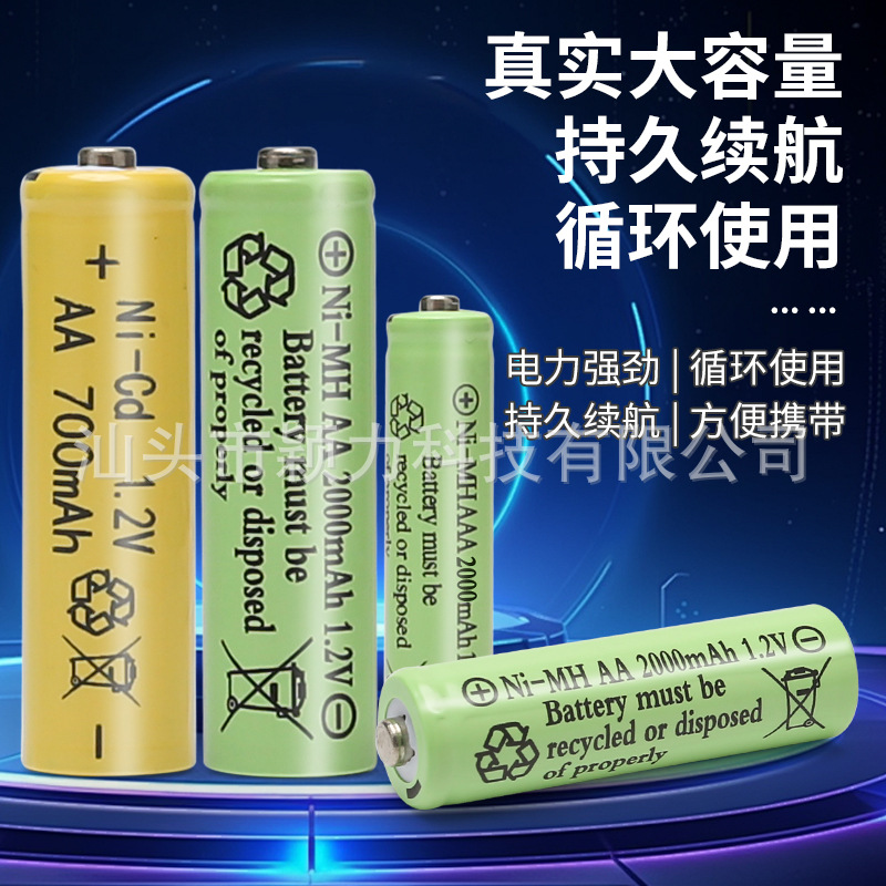 Charger for Aa Rechargeable Batteries, Aa Size 1.2V, USB Charging Box, Large Capacity Wholesale, High Capacity Available